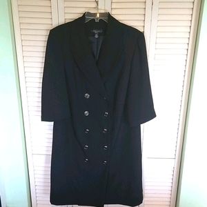 New R&M Richards Double Breasted Dress Coat
